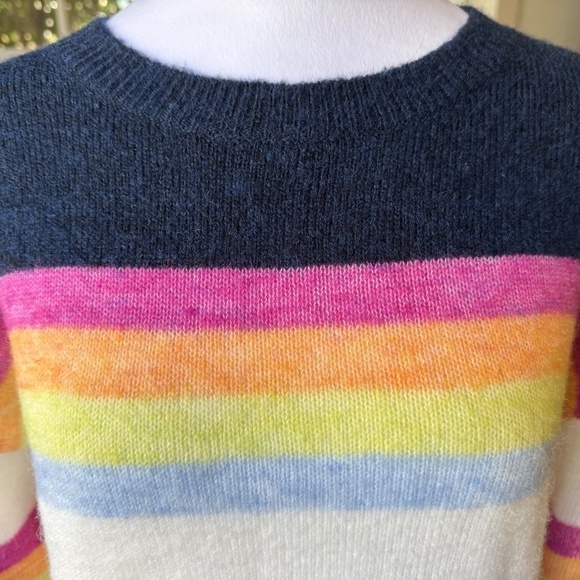 Sundry Crew Neck Pullover Striped Sweater Size 0 - Picture 4 of 7